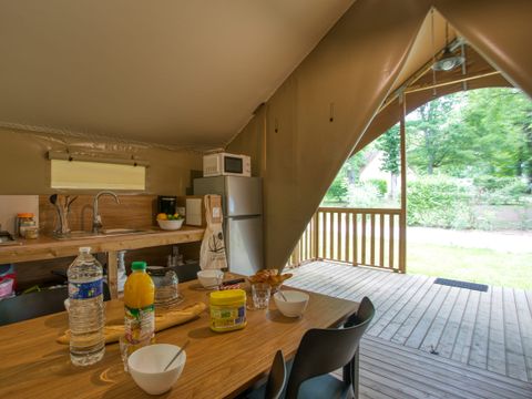 TENTE 4 personnes - Wood Lodge Confort 30 m² (2 chambres) - avec sanitaire