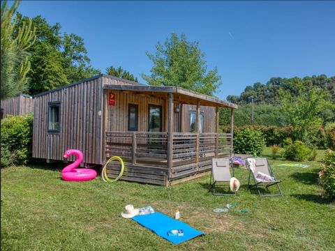 Mobilhome 4 personnes - Premium 34m² - 2 chambres - Climatisation - Lave-vaiselle - TV