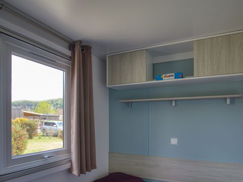 Mobilhome 6 personnes - Premium 36m² - 3 chambres - Climatisation - Lave-vaiselle - TV