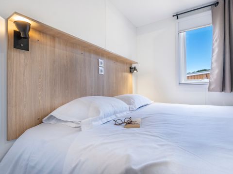 Mobilhome 6 personnes - HomeFlower Premium 35m²- - 3 chambres - Terrasse semi-couverte - Lave-vaisselle - TV - Draps - Clim