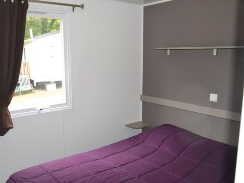 Mobilhome 6 personnes - Confort 34m² - 3 chambres - Terrasse couverte - TV