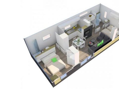 MOBILHOME 4 personnes - Loisir Prestige TAOS 35m²