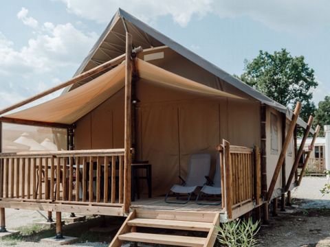 TENTE TOILE ET BOIS 5 personnes - BIRDYLODGE