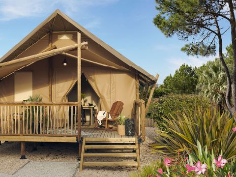 TENTE TOILE ET BOIS 5 personnes - BIRDYLODGE