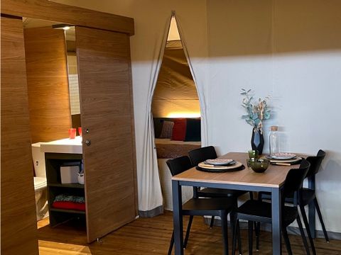 Tente en toile et en bois 5 personnes - BIRDYLODGE