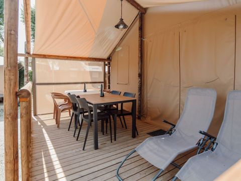 TENTE TOILE ET BOIS 5 personnes - BIRDYLODGE