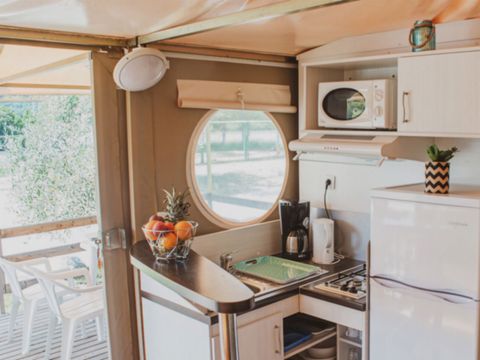 Tente en toile et en bois 6 personnes - SUN LODGE