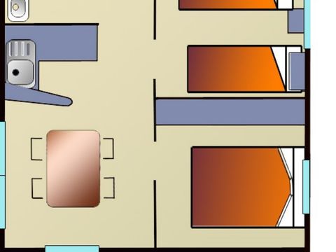 Tente en toile et en bois 6 personnes - SUN LODGE