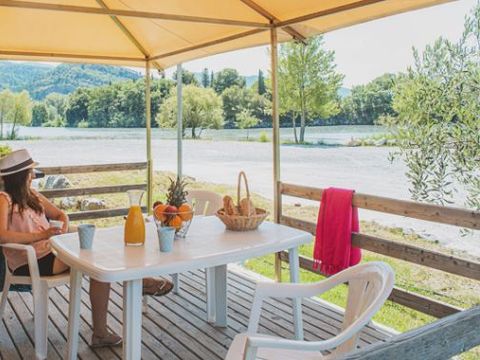Tente en toile et en bois 6 personnes - SUN LODGE