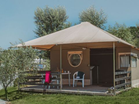 Tente en toile et en bois 6 personnes - SUN LODGE