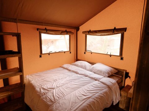 TENTE TOILE ET BOIS 6 personnes - Riverlodge 49m², 6pl-3ch