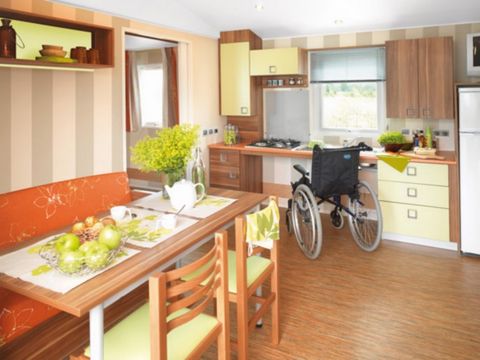 MOBILHOME 6 personnes - Loisir Confort PMR 32m², 4-6pl-2ch