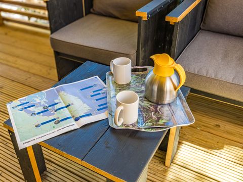 TENTE TOILE ET BOIS 6 personnes - Valkanela - Tente Safari Bella Vista + sanitaires + air conditionné (8P)