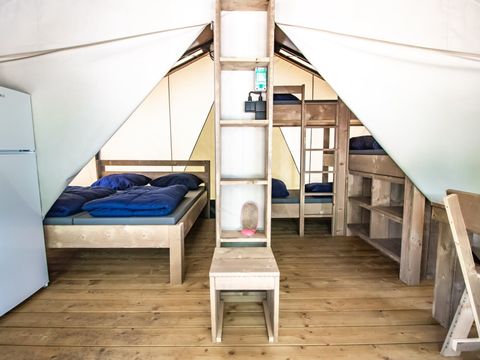 TENTE TOILE ET BOIS 5 personnes - Valkanela - Tente Safari Confort