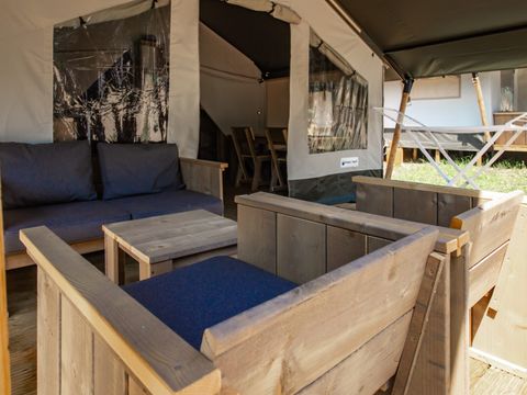 TENTE TOILE ET BOIS 5 personnes - Valkanela - Tente Safari Confort