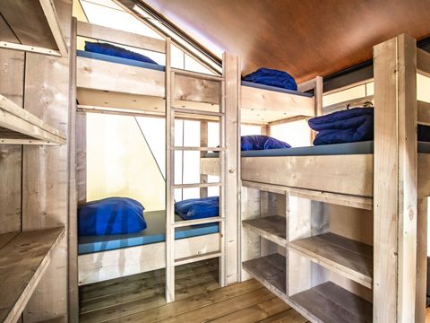 TENTE TOILE ET BOIS 5 personnes - Valkanela - Tente Safari Confort