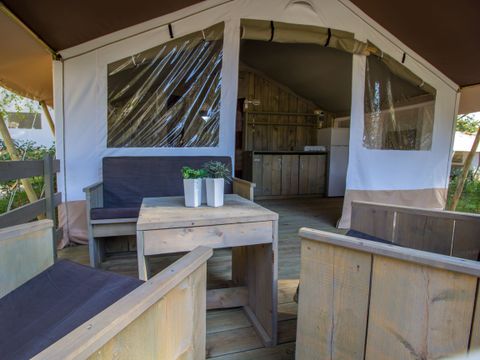 TENTE TOILE ET BOIS 5 personnes - Valkanela - Tente Safari de luxe