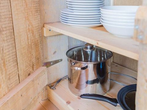 TENTE TOILE ET BOIS 5 personnes - Valkanela - Tente Safari Relax