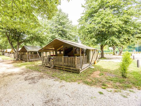 TENTE TOILE ET BOIS 5 personnes - Valkanela - Tente Safari Relax