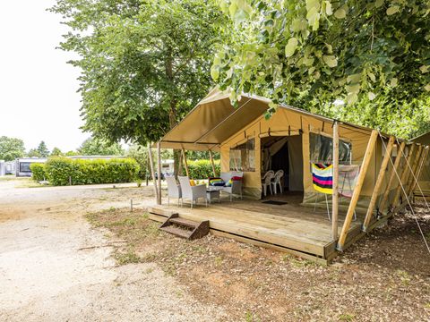 TENTE TOILE ET BOIS 5 personnes - Valkanela - Tente safari Harmony