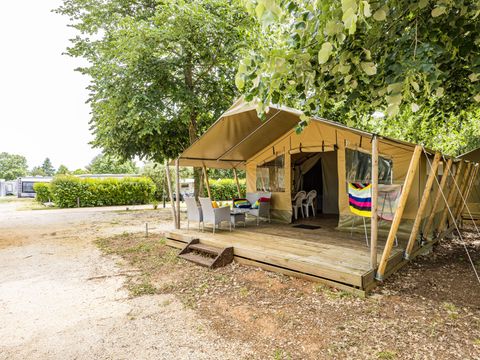 TENTE TOILE ET BOIS 5 personnes - Valkanela - Tente safari Harmony