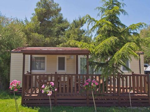 MOBILHOME 6 personnes - Comfort | 3 Ch. | 6 Pers. | Terrasse surélevée | Clim. | TV