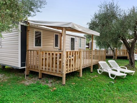 MOBILHOME 6 personnes - Comfort | 3 Ch. | 6 Pers. | Terrasse surélevée | Clim.