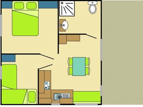 CHALET 6 personnes - Evasion 2 chambres PMR 35m²