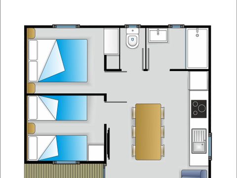 MOBILHOME 6 personnes - Plus 2