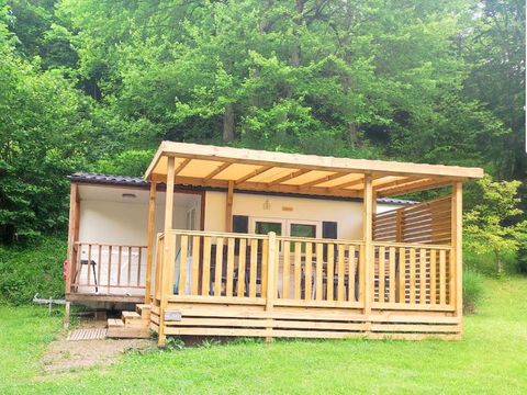 MOBILHOME 4 personnes - Mobilhome Confort COSY 23m² - 2 chambres - terrasse semi-couverte 17m² + BBQ - S/S 4 pers