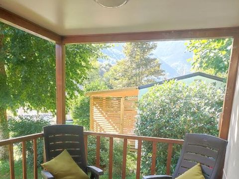 MOBILHOME 4 personnes - Mobilhome Confort COSY 23m² - 2 chambres - terrasse semi-couverte 17m² + BBQ - D/M 4 pers