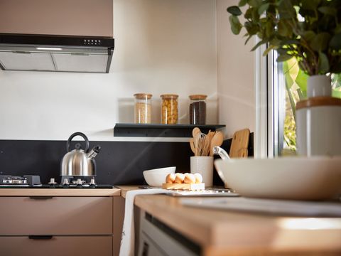 MOBILHOME 6 personnes - Homeflower Premium 33.5m² - 3 chambres - terrasse semi-couverte +LV + BBQ