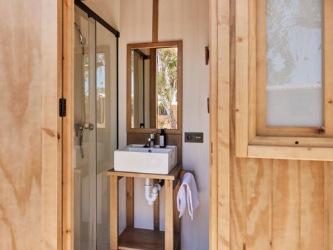 Tente en toile et en bois 2 personnes - Palmeral