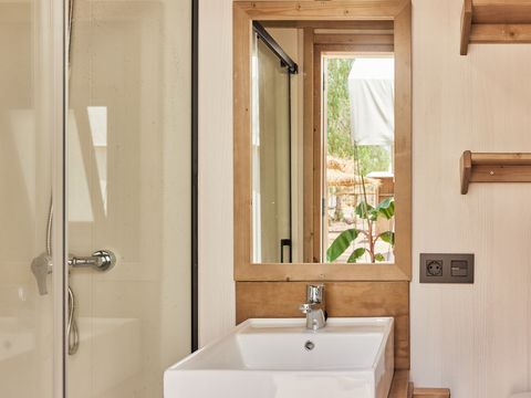 Tente en toile et en bois 2 personnes - Palmeral