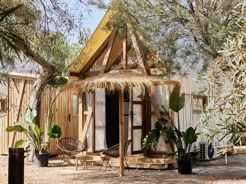 TENTE TOILE ET BOIS 4 personnes - Almanzora