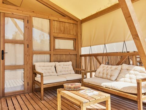 Tente en toile et en bois 2 personnes - Alhamilla