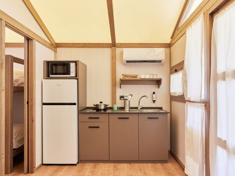 TENTE TOILE ET BOIS 4 personnes - Alhamilla