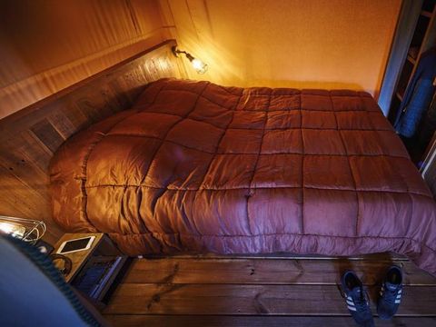 Tente en toile et en bois 4 personnes - Lodge Safari Kenya Premium