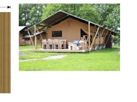 BUNGALOW TOILÉ 5 personnes - SUNAIR LODGE L sans sanitaires