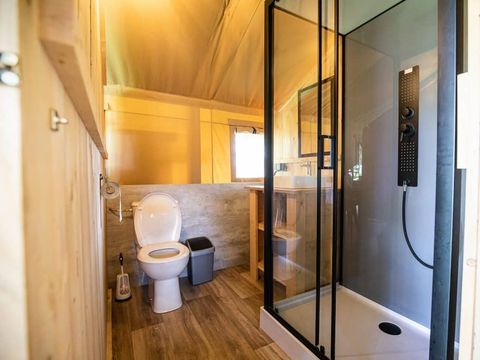 TENTE TOILE ET BOIS 4 personnes - SAFARI LODGE