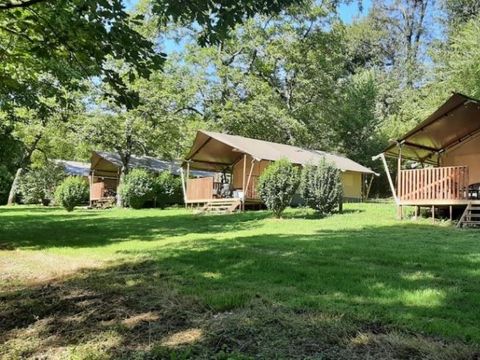 TENTE TOILE ET BOIS 4 personnes - SAFARI LODGE