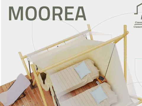 TENTE TOILE ET BOIS 2 personnes - Tente MOOREA