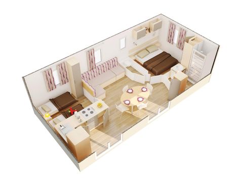 MOBILHOME 5 personnes - GRAND LARGE