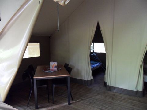 Tente en toile et en bois 5 personnes - Tente Lodge