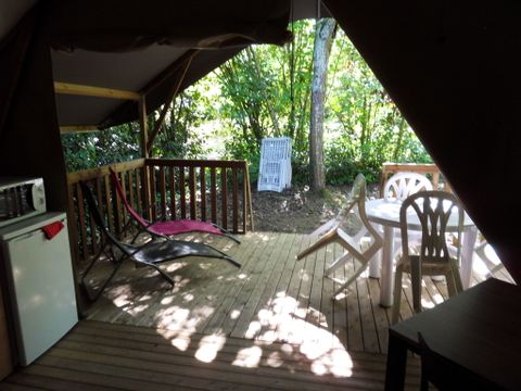 TENTE TOILE ET BOIS 5 personnes - Tente Lodge