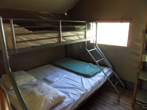 Tente en toile et en bois 5 personnes - Tente Lodge