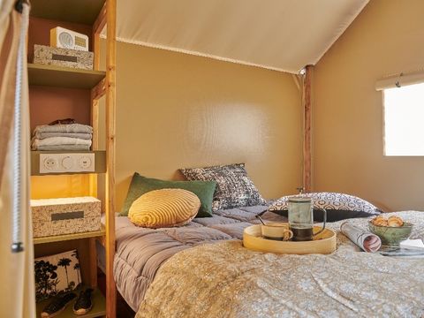 TENTE TOILE ET BOIS 5 personnes - Tente Lodge