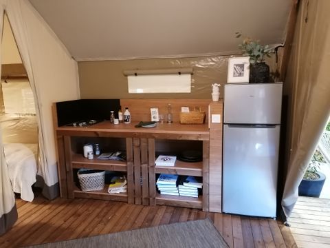 TENTE TOILE ET BOIS 5 personnes - Tente Lodge