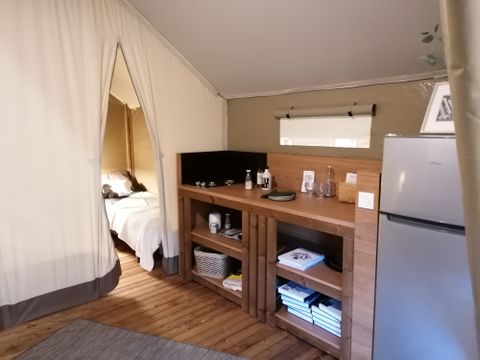 Tente en toile et en bois 5 personnes - Tente Lodge