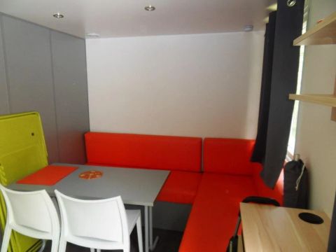 MOBILHOME 2 personnes - Résidence Mobile 17.5 m² / terrasse 8 m² / 1 chambre - 1/2 pers.